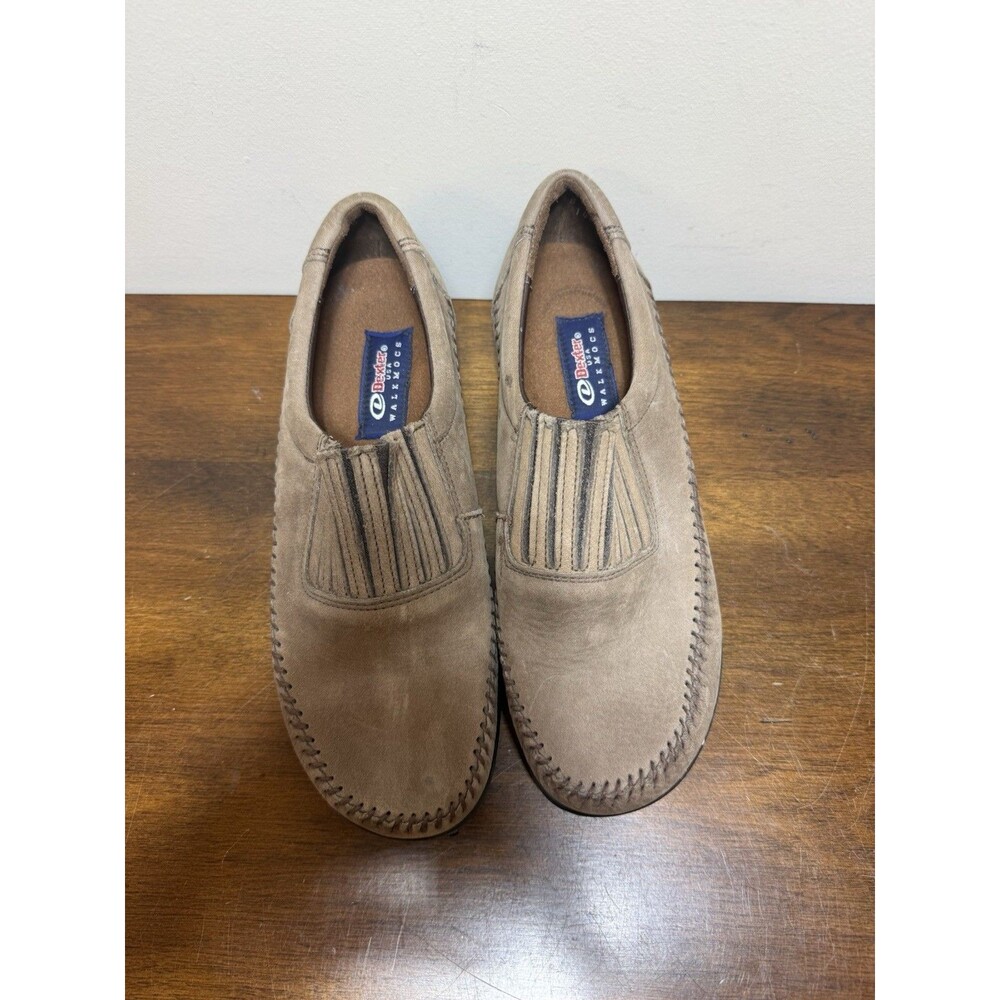 Dexter Walkmocs Brown Leather Moccasins Slip On Comfort Loafers Wm Sz 8M T462-16 - Picture 4 of 7